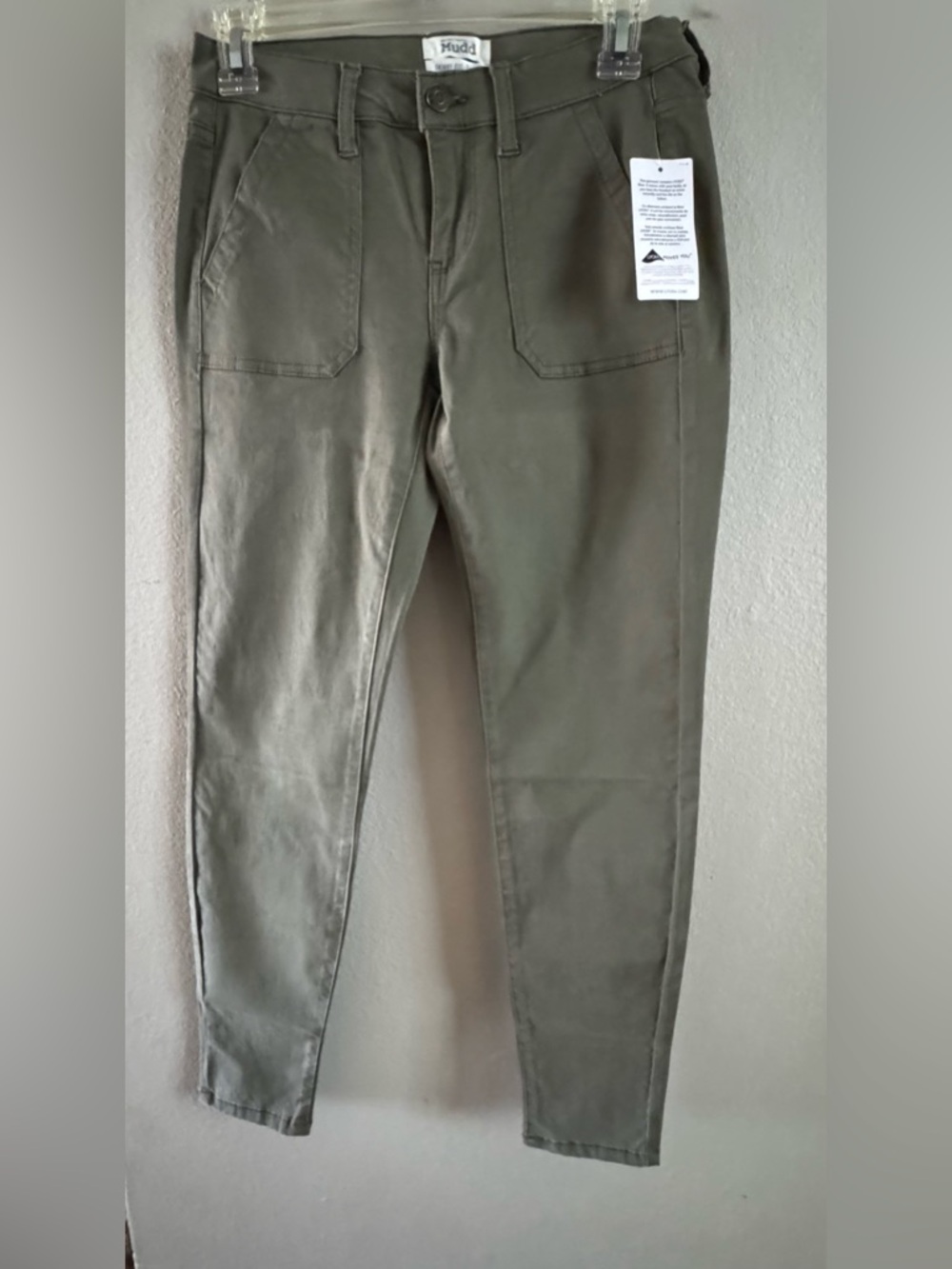 NWT Mudd FLX Stretch Olive Green Skinny Fit Pants Size 5 Junior Women’s